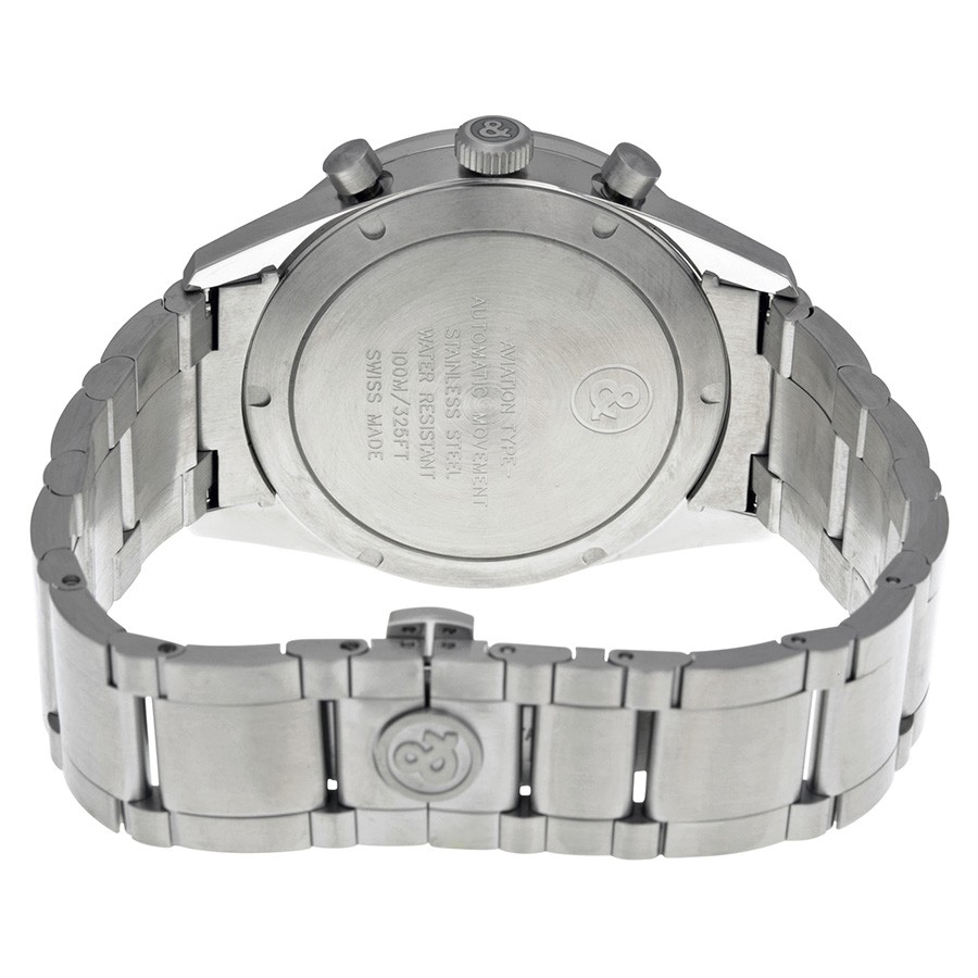 IMG_9086 Bell & Ross BR126-ORIG-BLK-SS Vintage Mens Automatic Stainless Steel 3