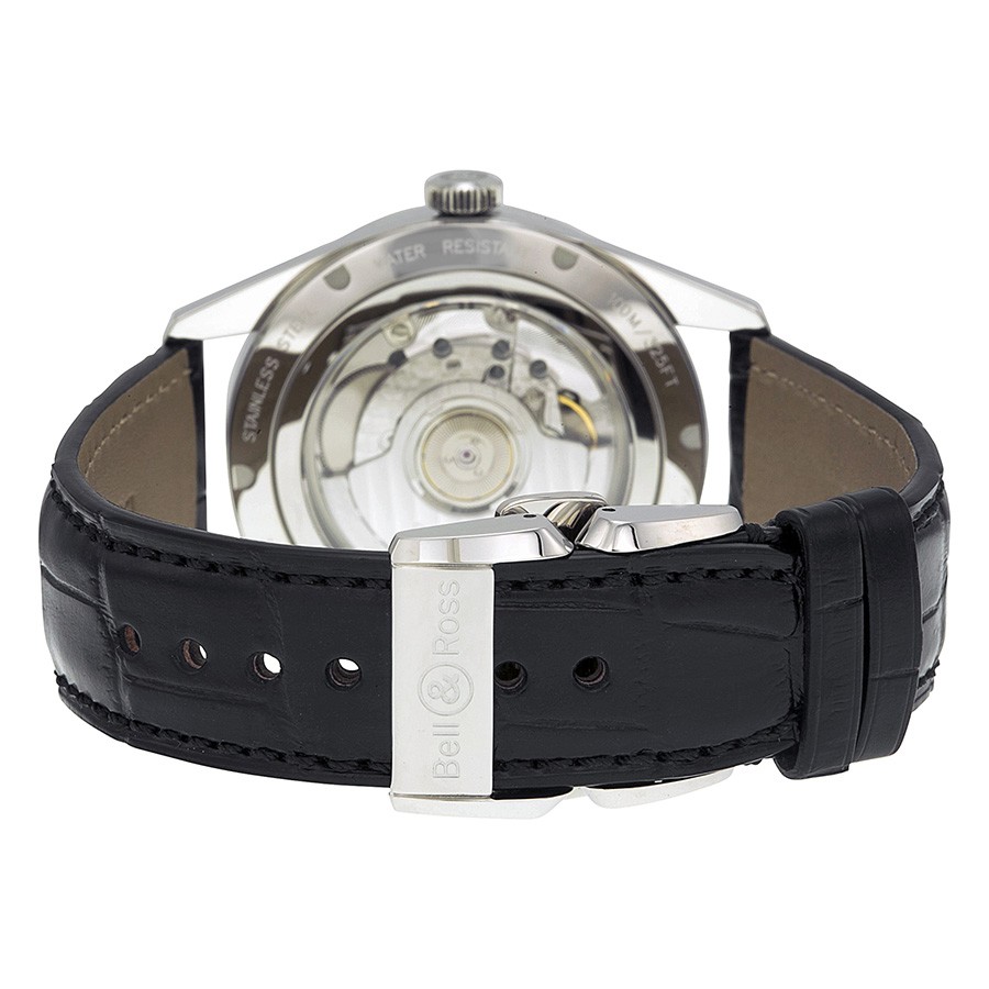 IMG_9086 Bell & Ross BRG123-BL-ST-SCR Vintage Mens Automatic Stainless Steel 3