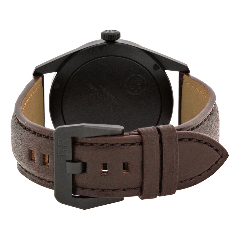 IMG_9086 Bell & Ross BRV 123-BL-CA/SCA Vintage Mens Automatic BlackIon-plated Stainless Steel 3