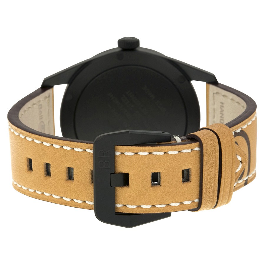 IMG_9086 Bell & Ross BRV123-HERITAGE Vintage Mens Automatic Black PVD Stainless Steel 3