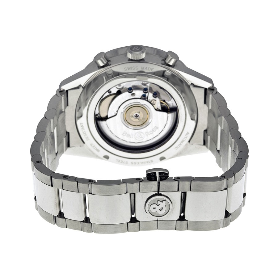 IMG_9086 Bell & Ross BRV126-BL-BE/SST Vintage Mens Automatic Stainless Steel 3