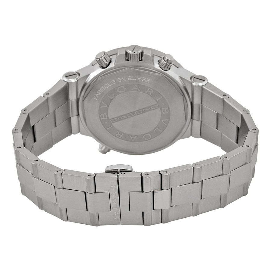 IMG_9086 Bvlgari DG40C14SSDGMT Diagono Mens Automatic Stainless Steel 3