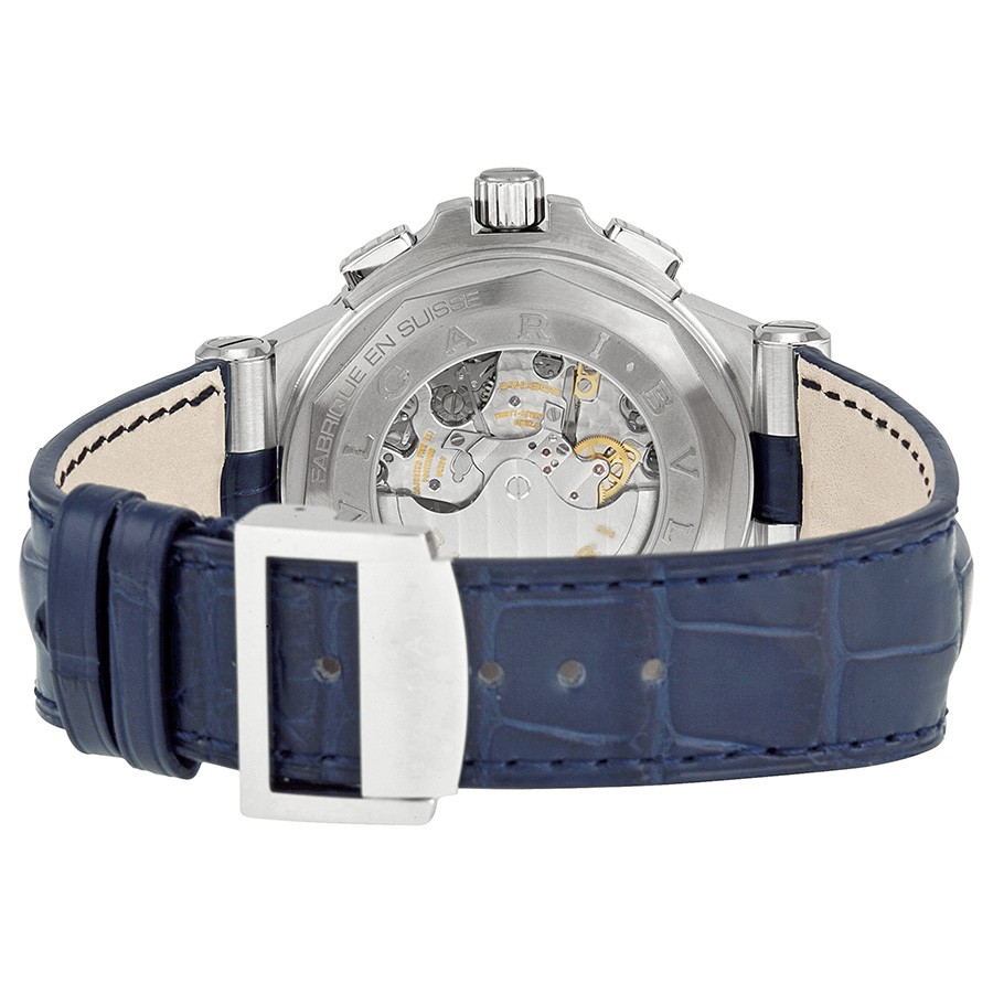 IMG_9086 Bvlgari DG42C3SLDCH Diagono Mens Automatic Stainless Steel 3