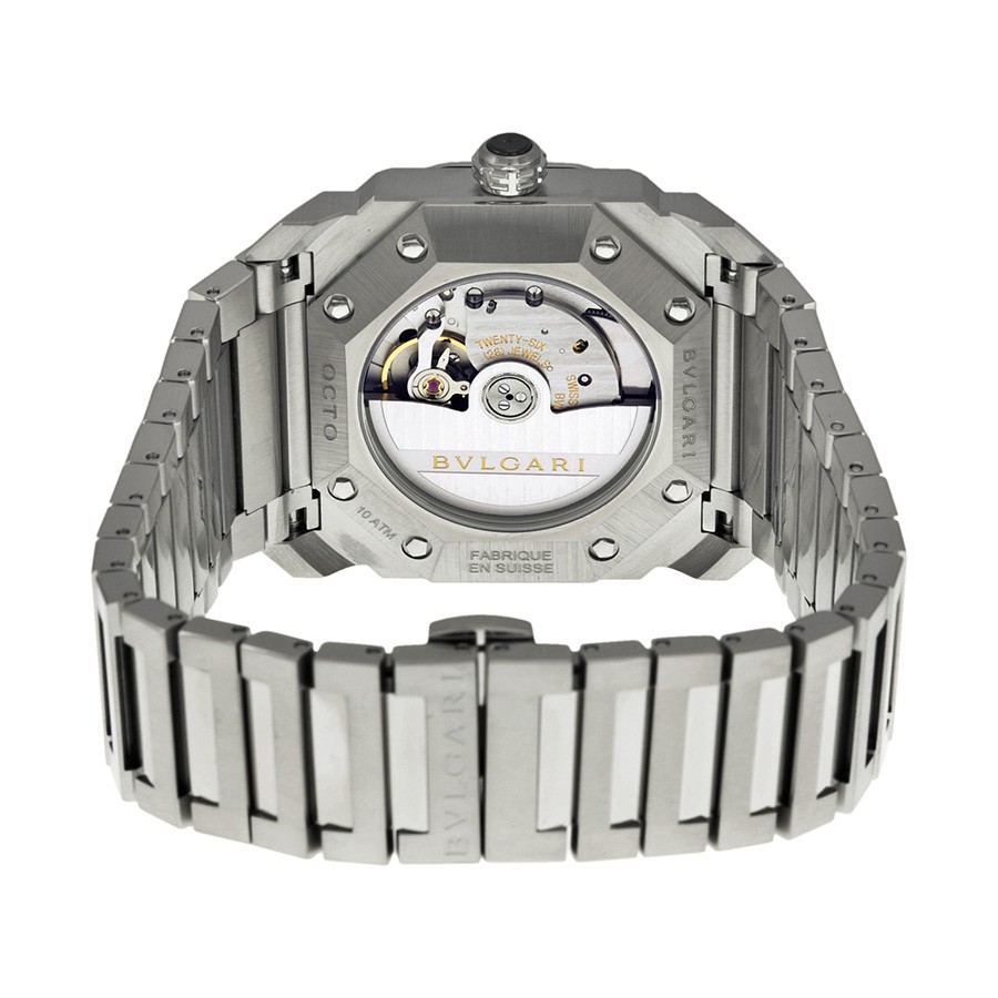 IMG_9086 Bvlgari BGO38BSSD Octo Mens Automatic Stainless Steel 3