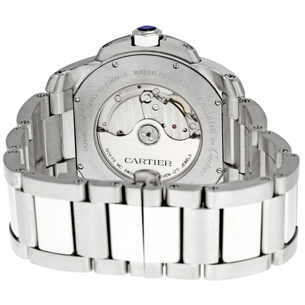 IMG_9086 Cartier W7100016 Calibre de Cartier Mens Hand Wind Stainless Steel 3