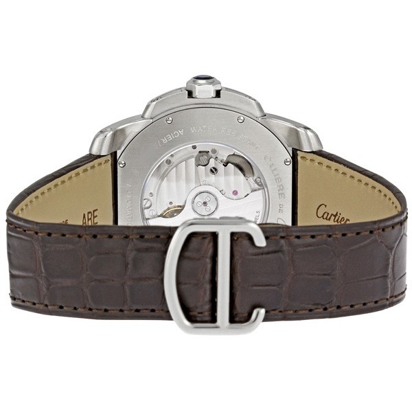 IMG_9086 Cartier W7100039 Calibre de Cartier Mens Hand Wind Stainless Steel 3