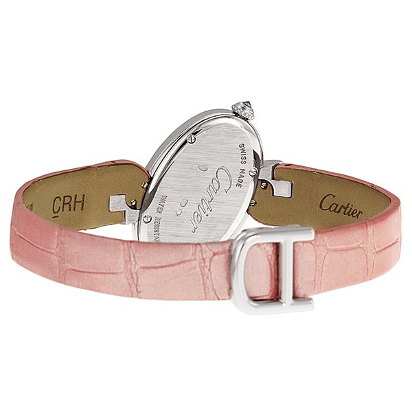 IMG_9086 Cartier WG800014 Delices de Cartier Ladies Quartz 18kt White Gold and Diamonds 3