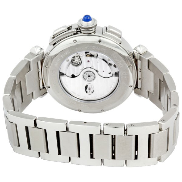 IMG_9086 Cartier W31085M7 Pasha de Cartier Mens Automatic Stainless Steel 3