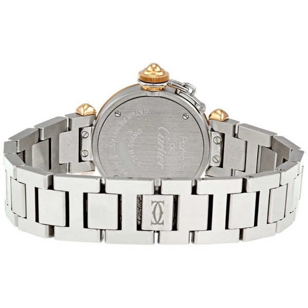 IMG_9086 Cartier WJ124021 Pasha de Cartier Ladies Quartz Stainless Steel 3