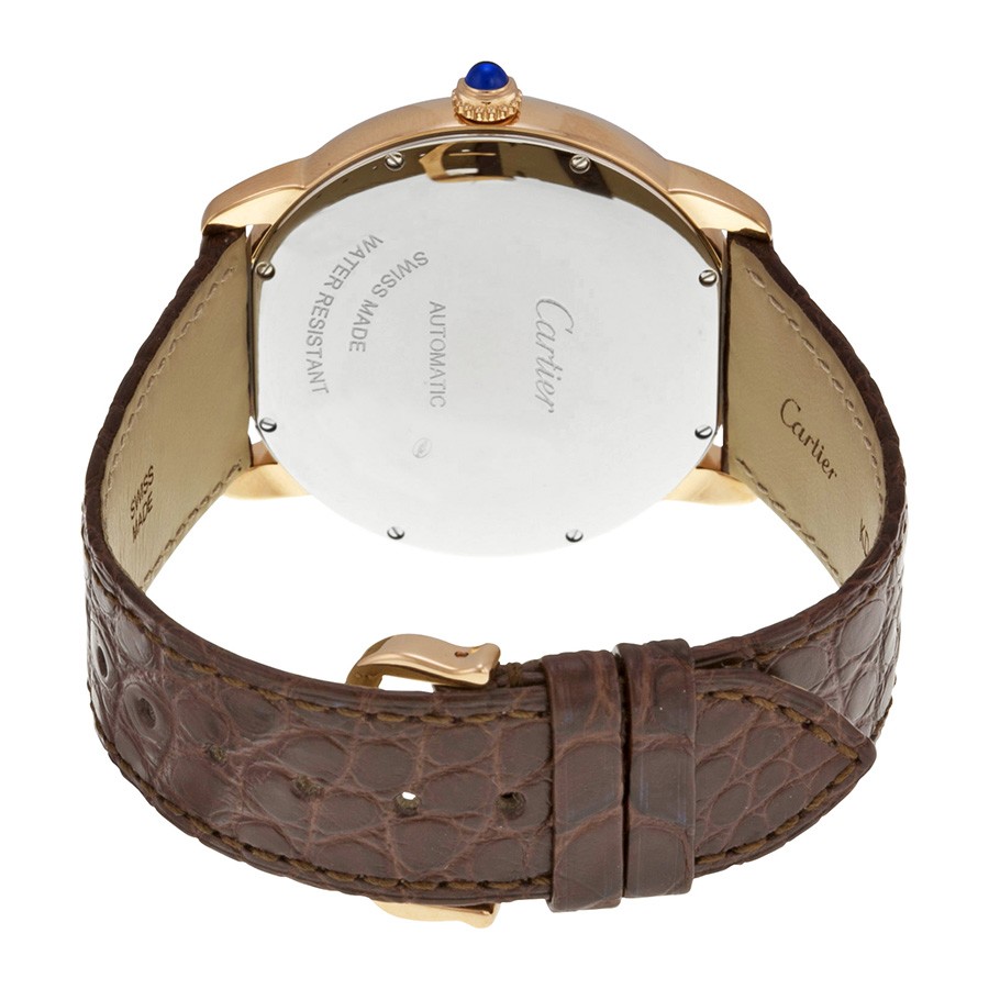 IMG_9086 Cartier W6701009 Ronde Solo de Cartier Mens Automatic 18kt Rose Gold 3