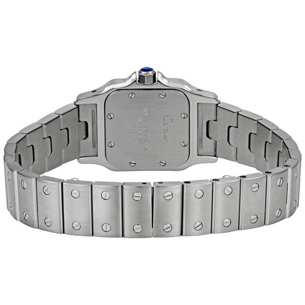 IMG_9086 Cartier W20056D6 Santos de Cartier Ladies Quartz Stainless Steel 3