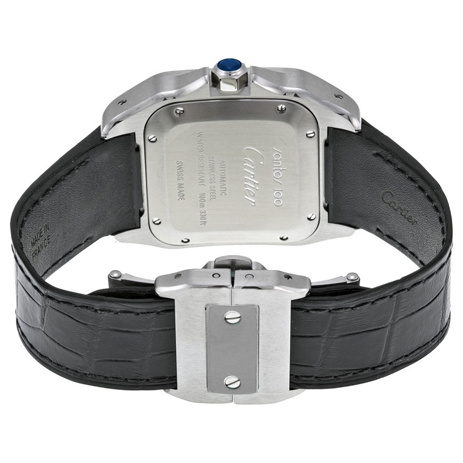 IMG_9086 Cartier W20106X8 Santos de Cartier Unisex Automatic Stainless Steel 3