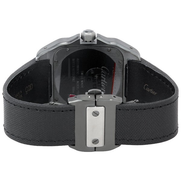 Cartier W2020010 Santos de Cartier Mens Automatic Stainless Steel and Black PVD Steel 3