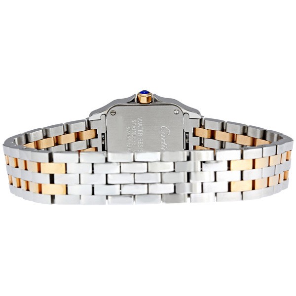IMG_9086 Cartier W25074Y9 Santos de Cartier Ladies Quartz Stainless Steel 3