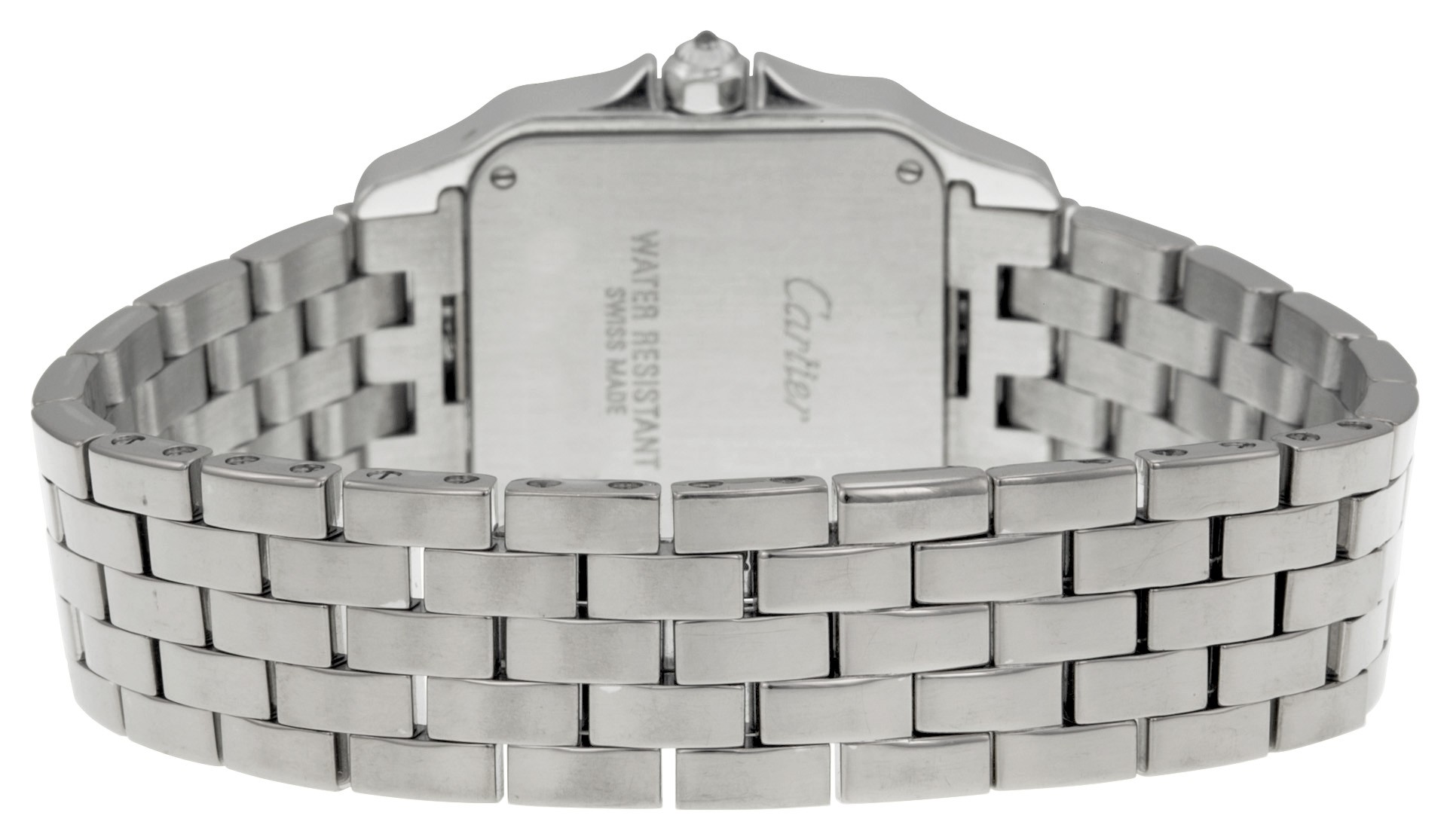IMG_9086 Cartier WF9004Y8 Santos de Cartier Ladies Quartz 18kt White Gold 3
