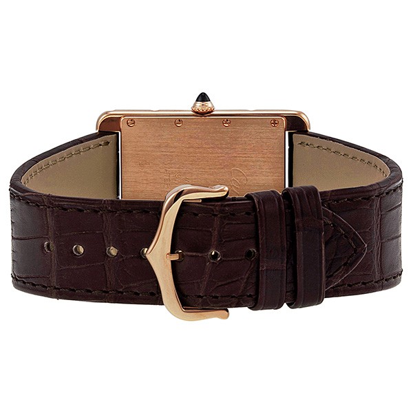 IMG_9086 Cartier W1560017 Tank Mens Hand Wind 18kt Rose Gold 3