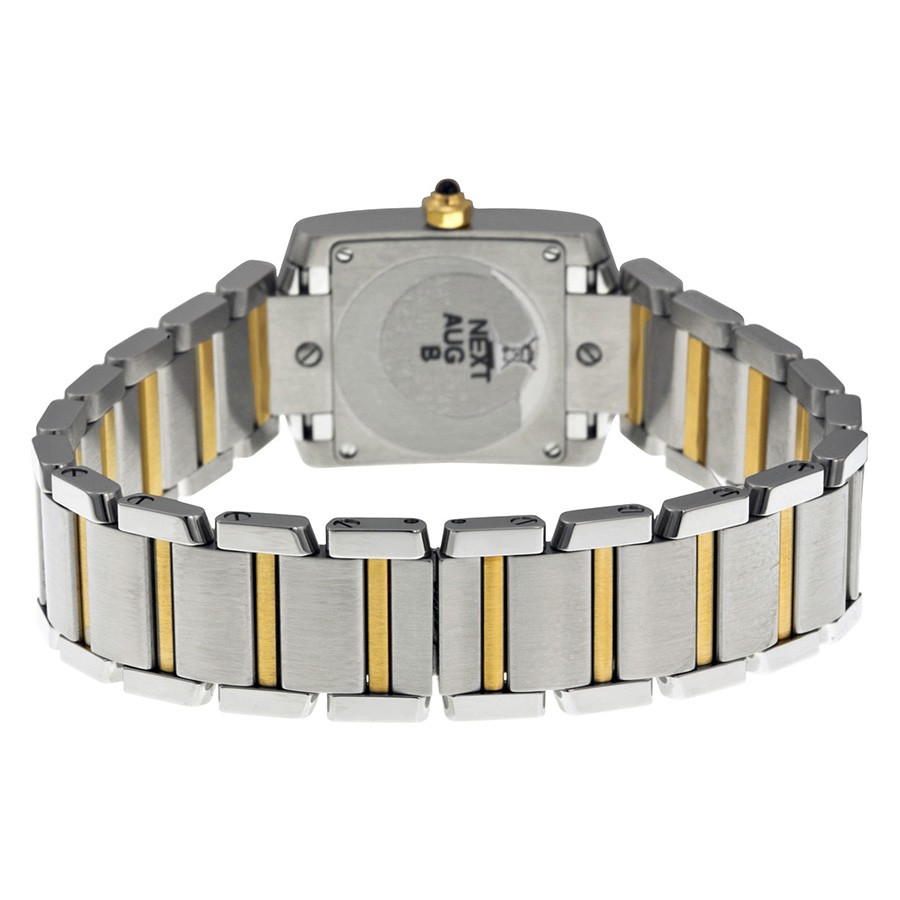IMG_9086 Cartier W51007Q4 Tank Ladies Quartz Stainless Steel 3