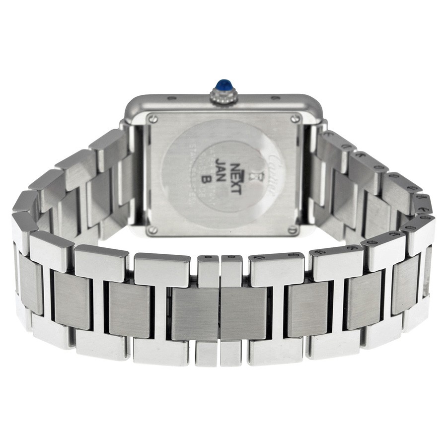 IMG_9086 Cartier W5200013 Tank Ladies Quartz Stainless Steel 3