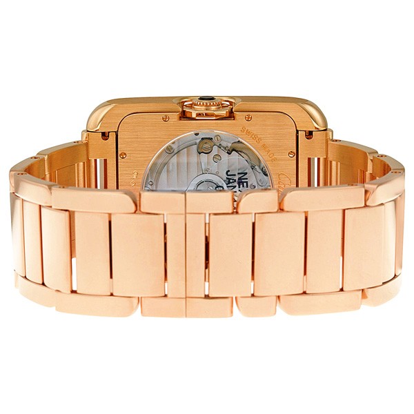 IMG_9086 Cartier W5310002 Tank Mens Quartz 18k Rose Gold 3