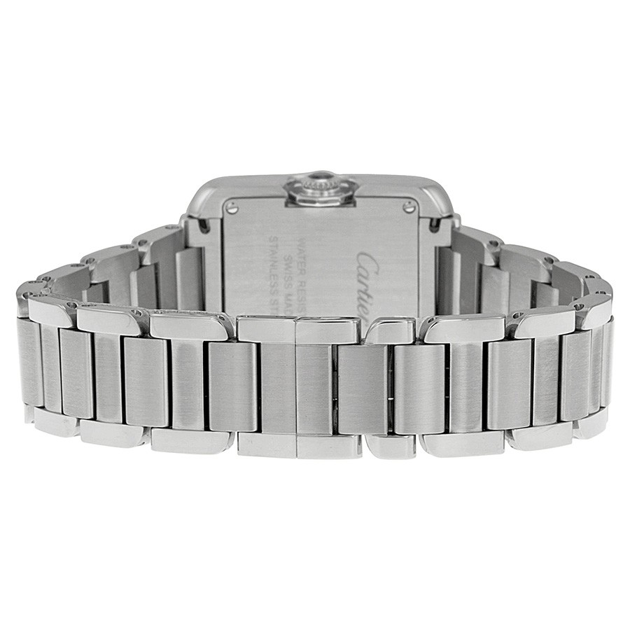 IMG_9086 Cartier W5310022 Tank Ladies Quartz Stainless Steel 3