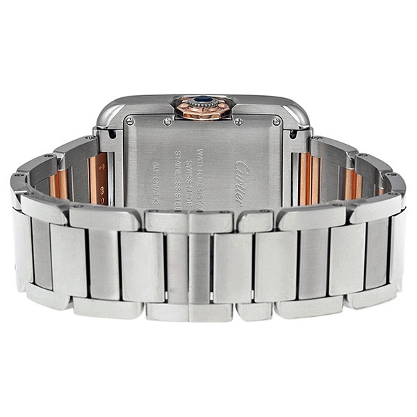 IMG_9086 Cartier W5310037 Tank Ladies Automatic Stainless Steel 3