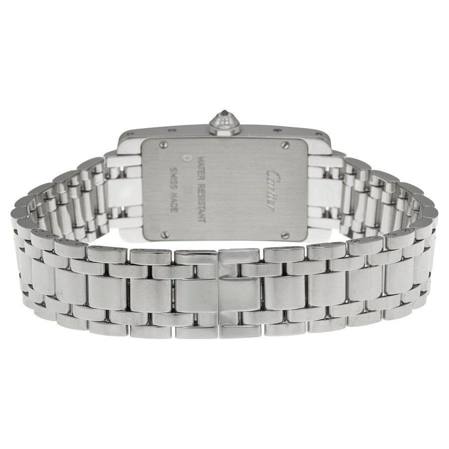 IMG_9086 Cartier WB7073L1 Tank Ladies Quartz 18kt White Gold 3