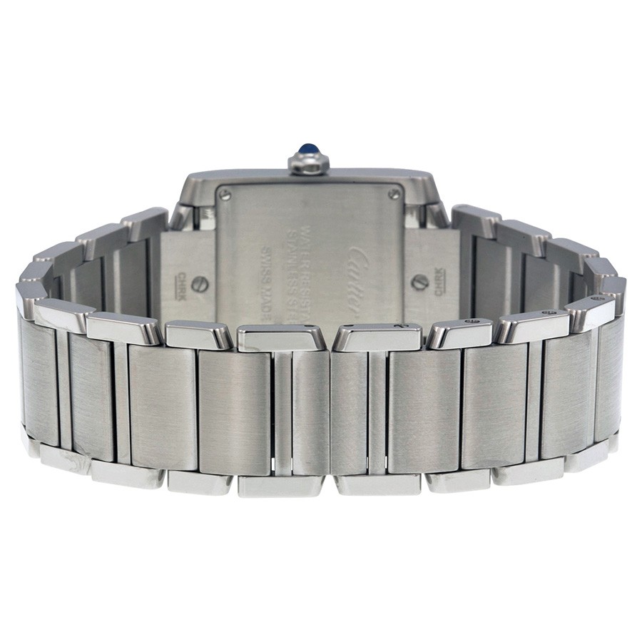 Cartier WE110007 Tank Ladies Quartz Stainless Steel 3