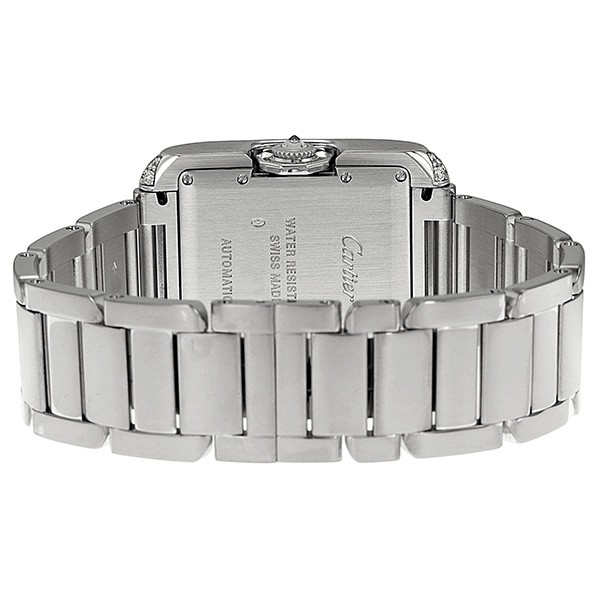 IMG_9086 Cartier WT100009 Tank Ladies Automatic 18kt White Gold 3