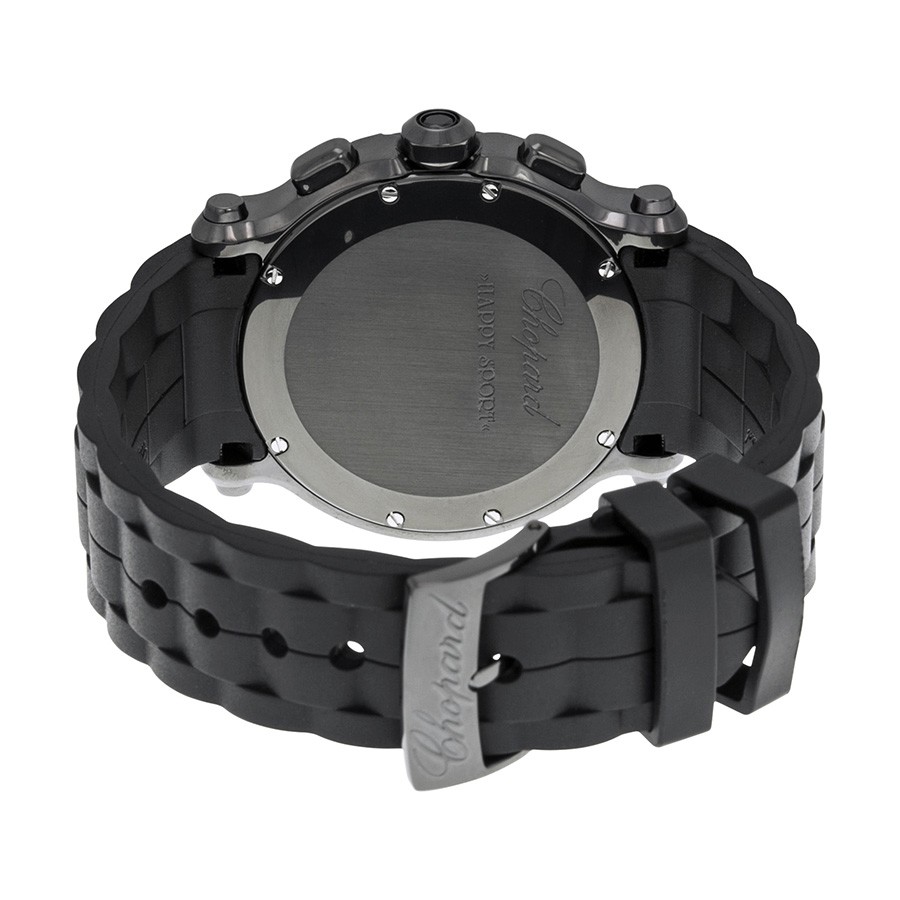 IMG_9086 Chopard 288499-3007 Happy Sport Ladies Quartz Black PVD Stainless Steel 3