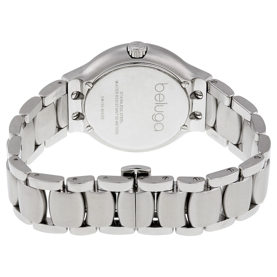 IMG_9086 Ebel 1216071 Beluga Ladies Quartz Stainless Steel Set with Diamond 3