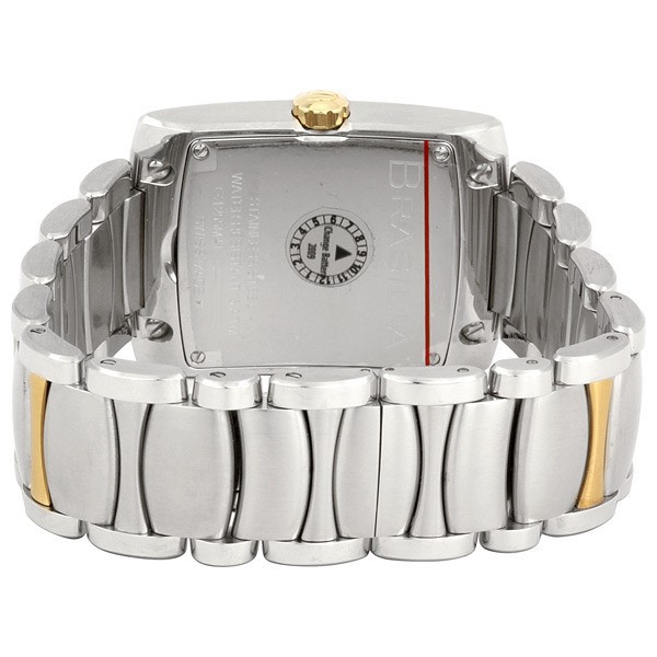 IMG_9086 Ebel 1215770 Brasilia Mens Quartz Two Tone Stainless Steel and Yellow Gold 3