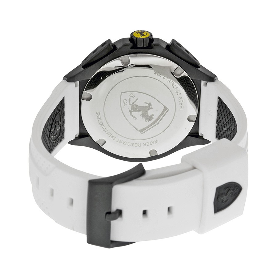 IMG_9086 Ferrari 830026 Mens Quartz Black Ion-plated Stainless Steel 3