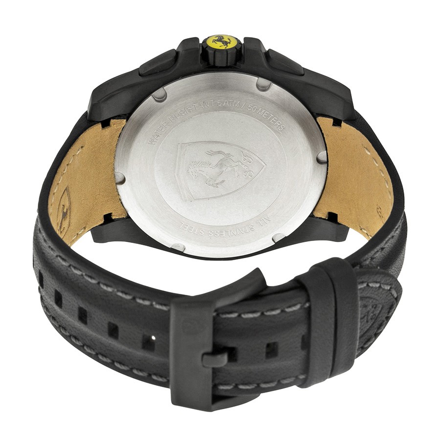 IMG_9086 Ferrari 830030 Mens Quartz Black Ion-plated Stainless Steel 3
