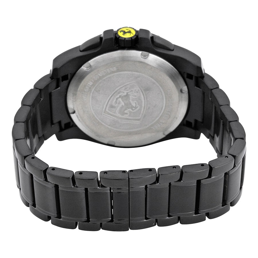 IMG_9086 Ferrari 830033 Mens Quartz Black Ion-plated Stainless Steel 3