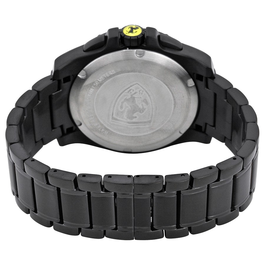 IMG_9086 Ferrari 830037 Mens Quartz Black Ion-plated Stainless Steel 3