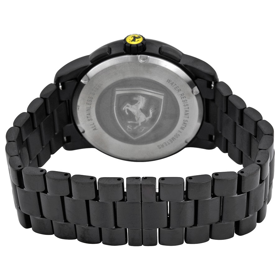 IMG_9086 Ferrari 830054 Mens Quartz Black Ion-plated Stainless Steel 3