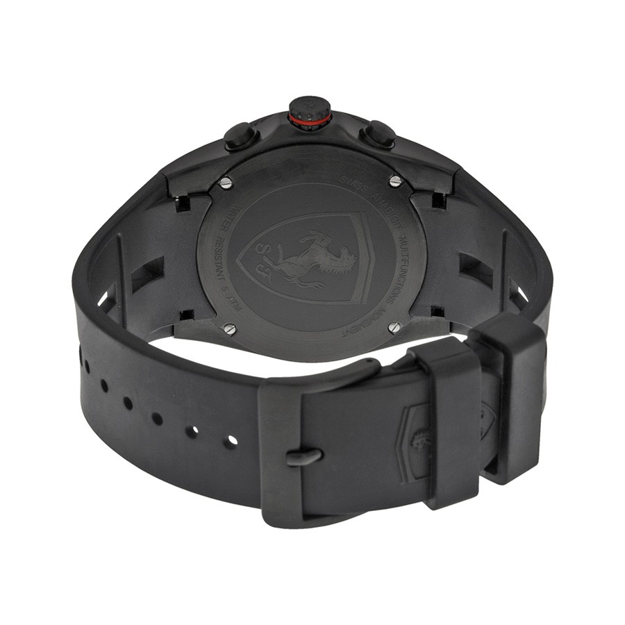 IMG_9086 Ferrari FE-05-IPB-FC World Time Mens Quartz Black PVD Stainless Steel 3