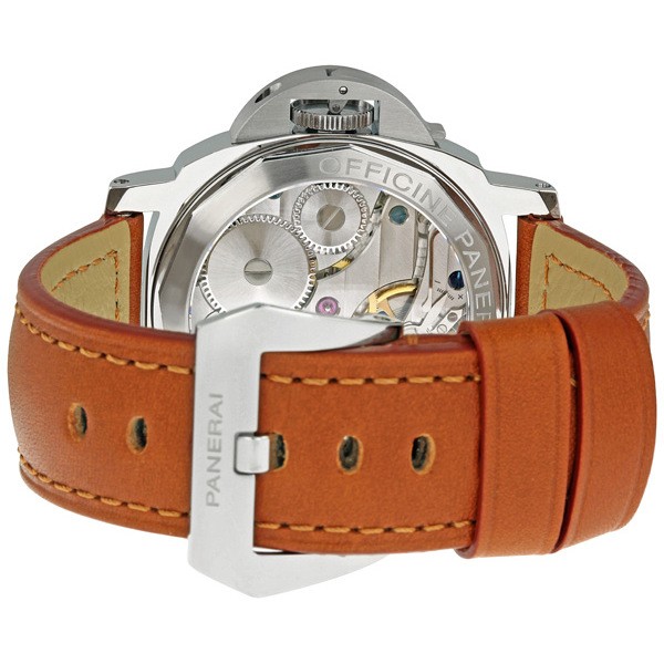 IMG_9086 Panerai PAM00113 Luminor Mens Hand Wind Stainless Steel 3