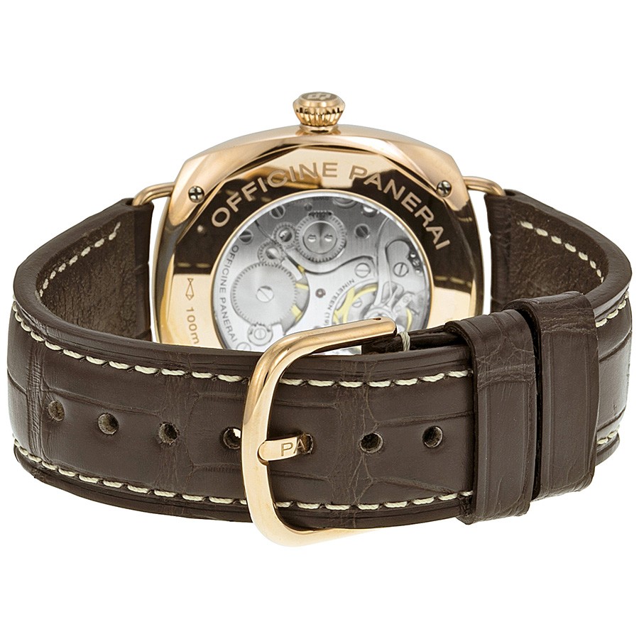 IMG_9086 Panerai PAM00439 Radiomir Mens Hand Wind 18kt Rose Gold 3
