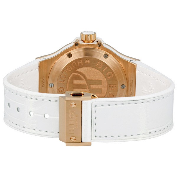 IMG_9086 Hublot 361.PE.2010.LR.1104 Big Bang Mens Quartz 18kt Rose Gold 3