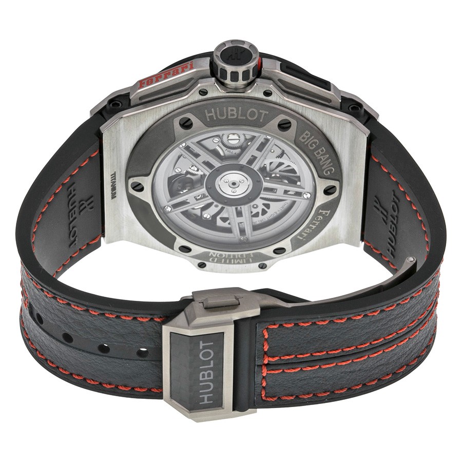 IMG_9086 Hublot 401.NQ.0123.VR Big Bang Ferrari Mens Automatic Titanium 3