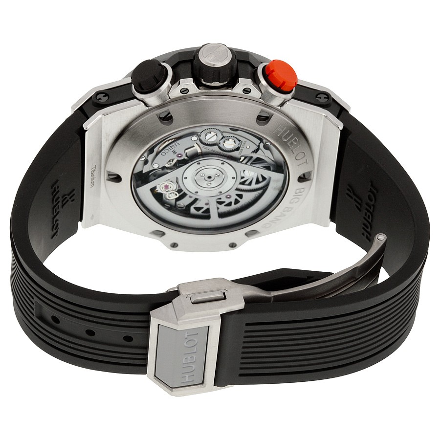 IMG_9086 Hublot 413.NM.1127.RX Big Bang Unico Mens Automatic Polished and Satin-finished Titanium 3