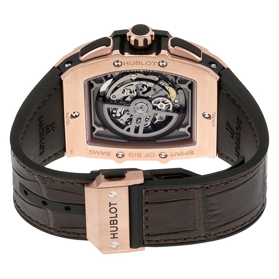 IMG_9086 Hublot 601.OX.0183.LR.1104 Spirit of Big Bang Mens Automatic Satin-finished 18kt King Gold 3