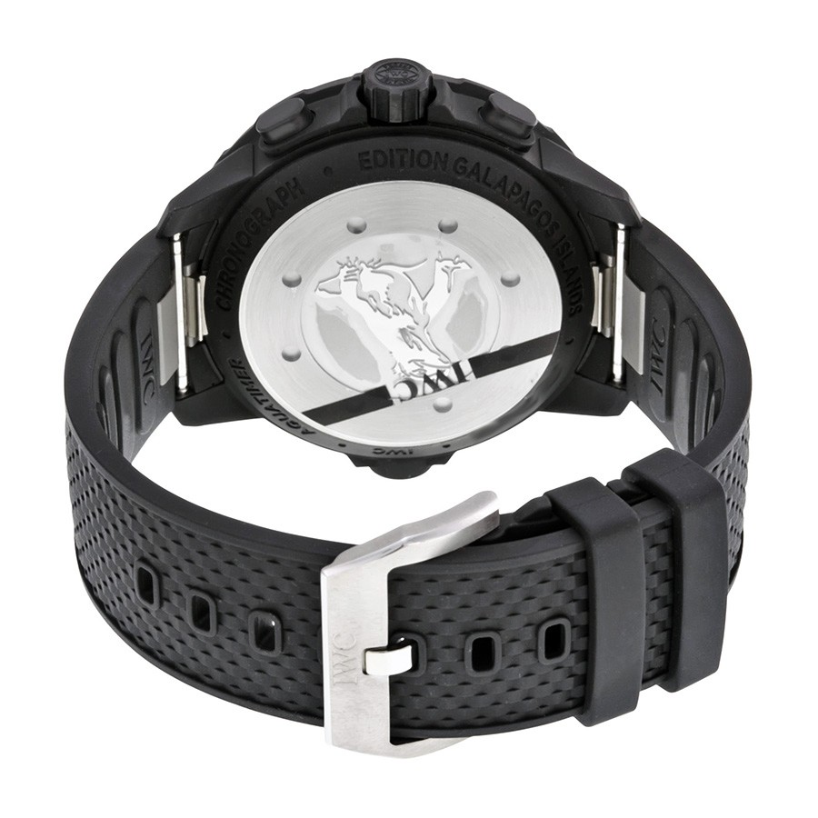 IMG_9086 IWC IW379502 Mens Automatic Rubber Coated Stainless Steel 3