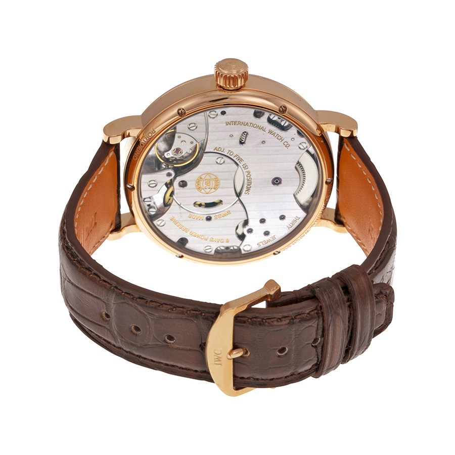 IMG_9086 IWC IW516102 Mens Hand Wind 18kt Rose Gold 3