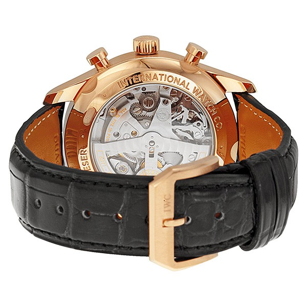 IMG_9086 IWC IW390405 Portuguese Mens Automatic 18K Rose Gold 3