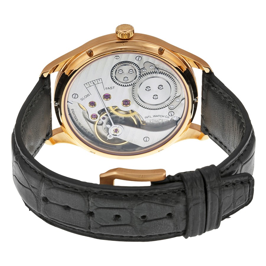 IMG_9086 IWC IW545406 Portuguese Mens Hand Wind 18kt Rose Gold 3
