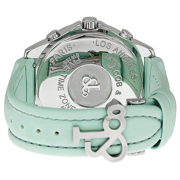 IMG_9086 Jacob Co. JC118DA Five Time Zone Unisex Quartz Stainless Steel 3