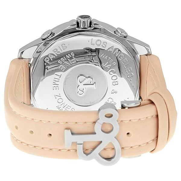 IMG_9086 Jacob Co. JCATH9 Five Time Zone Unisex Quartz Stainless Steel 3