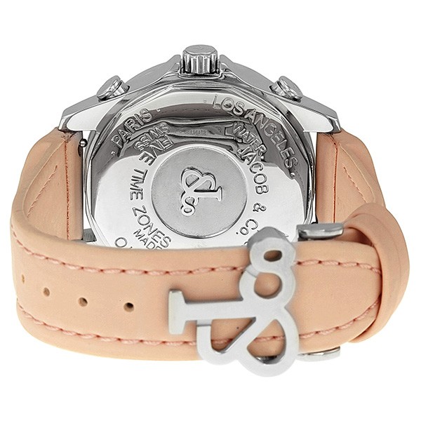 IMG_9086 Jacob Co. JCM118DA Five Time Zone Unisex Quartz Stainless Steel 3
